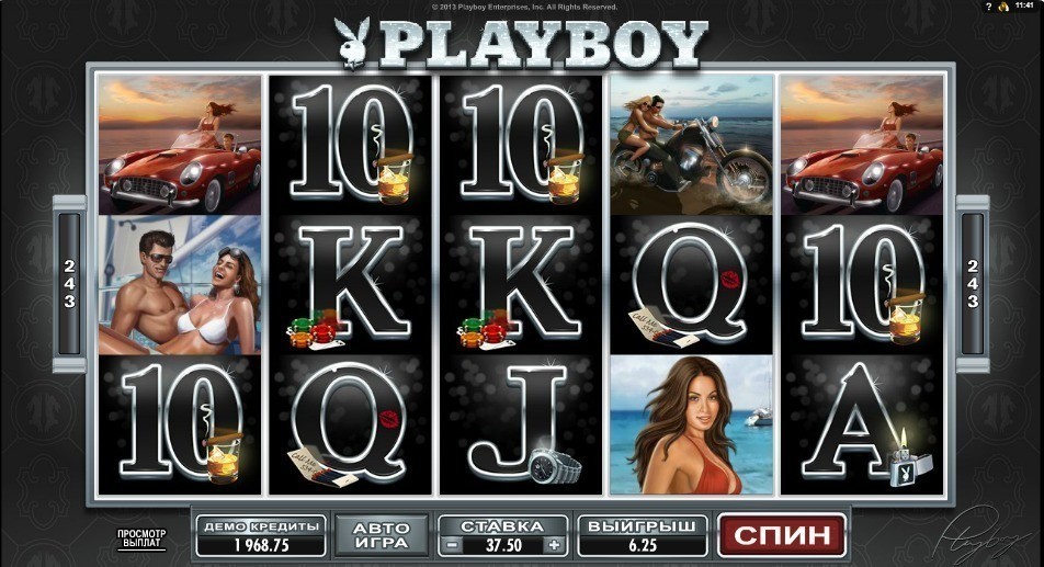 Бонусная игра автомата Playboy